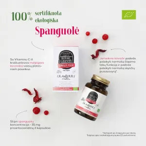 Maisto papildas ROYAL GREEN BIO Cranberry Complex veganiškos kaps. N60