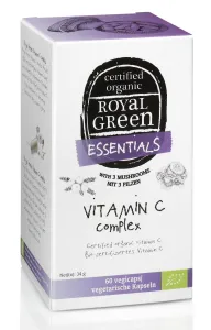 ROYAL GREEN BIO Vitamino C ir grybų kompleksas N60