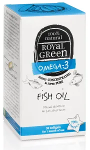 Maisto papildas ROYAL GREEN Žuvų taukai Omega-3 79% N30