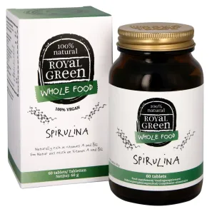 Maisto papildas ROYAL GREEN SPIRULINA BIO 1000mg N60 - 100% natūralus