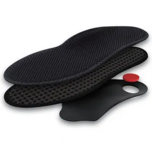 Sportiniai, pralaidūs orui, ortopediniai avalynės įdėklai su išilginio skliauto pakelėju (Tacco JUMP 689)