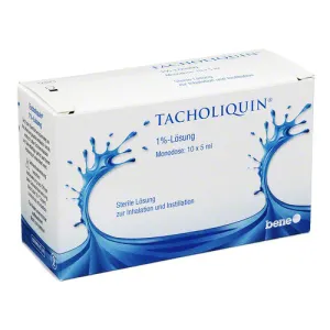 TACHOLIQUIN 1% tirpalas inhaliacijoms 10x5ml