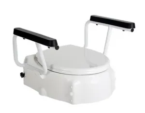 Tualeto paaukštinimas su dangčiu ir porankiais