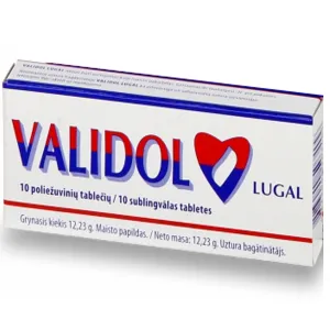 Maisto papildas VALIDOL lugal 0,06mg N10