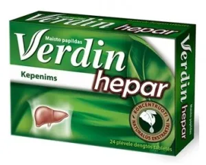 Maisto papildas VERDIN HEPAR N24