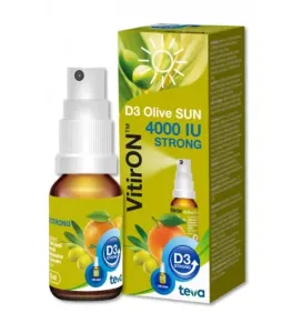 Maisto papildas VITIRON D3 Olive Sun 4000IU purškalas 10ml