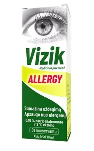 VIZIK akių lašai Allergy 10ml
