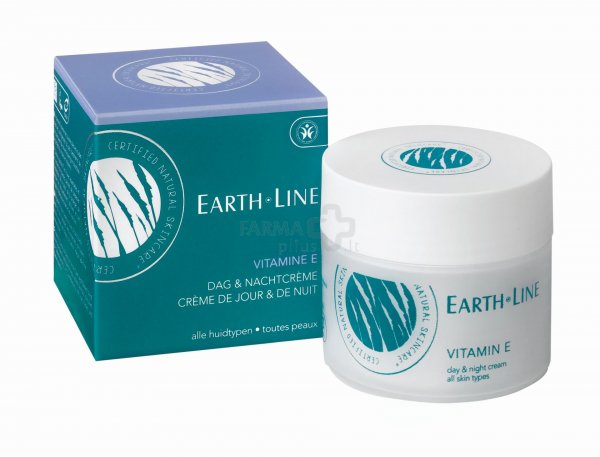 EARTH LINE Vitamin E dieninis ir naktinis kremas 50ml