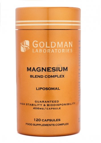 Maisto papildas GOLDMAN liposomnis MAGNESIUM BLEND COMPLEX N120