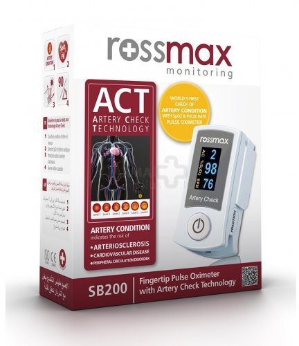 ROSSMAX SB200 pulsoksimetras su arterijų būklės patikra
