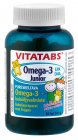 Maisto papildas HANKINTATUKKU Vitatabs Omega-3 Junior N60 (kramtomi tuti-fruti skonio guminukai vaikams)