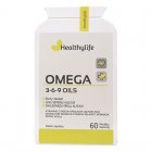 Maisto papildas HEALTHYLIFE Omega 3-6-9 Oils N60