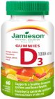 Maisto papildas JAMIESON Vitaminas D3 1000 TV kramtomi guminukai N60