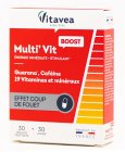 Maisto papildas VITAVEA Multi'Vit BOOST guarana, kofeinas +19 vitaminų ir mikroelementų N30